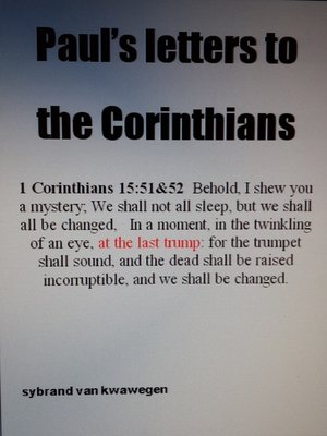 cover image of Paul's Letters to the Corinthians